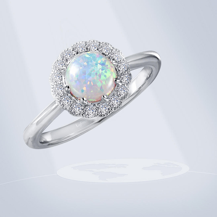 Halo Engagement Ring