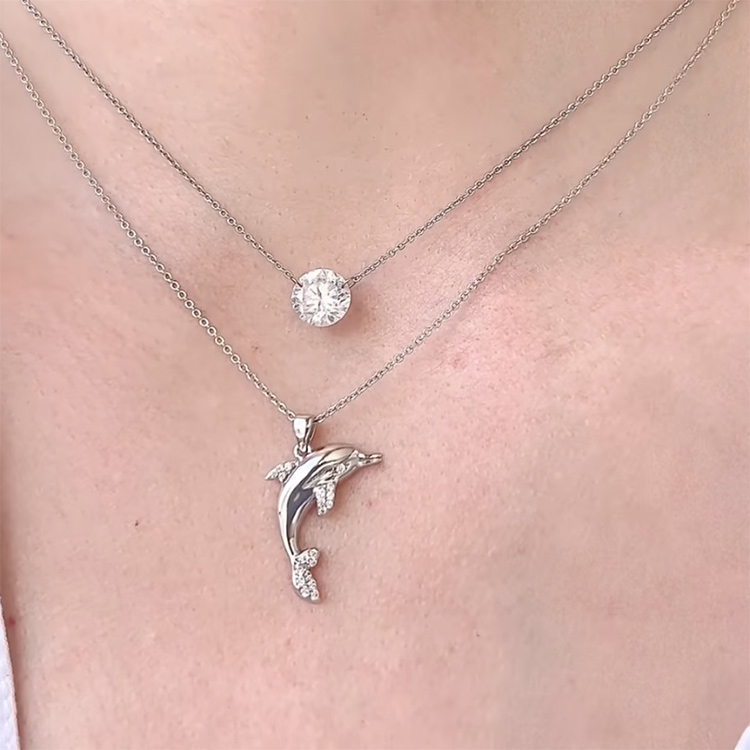 Fancy Lab-Grown Sapphire Necklaces